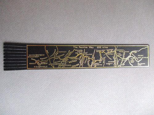 Leather bookmark the - leather, pennine
