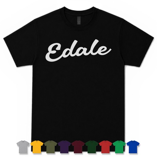 Maglietta edale retro script - maglietta,