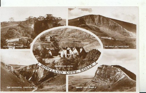 Derbyshire postcard rowland - derbyshire,