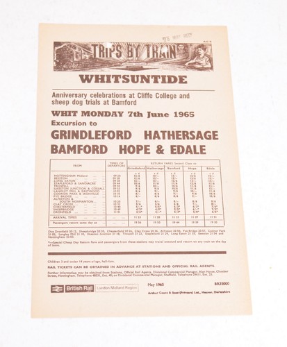 Railway handbill - br, (lm)