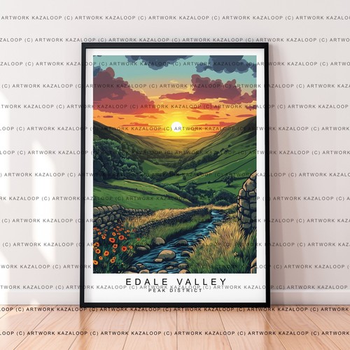 Poster peak district - peak,