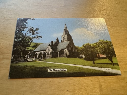 Postcard the church - postcard, edale